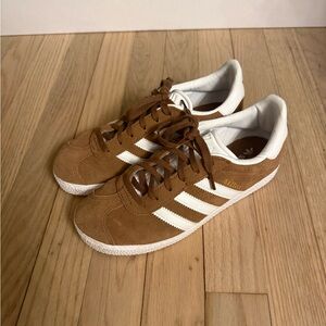 Adidas Suede Brown and White Sneakers